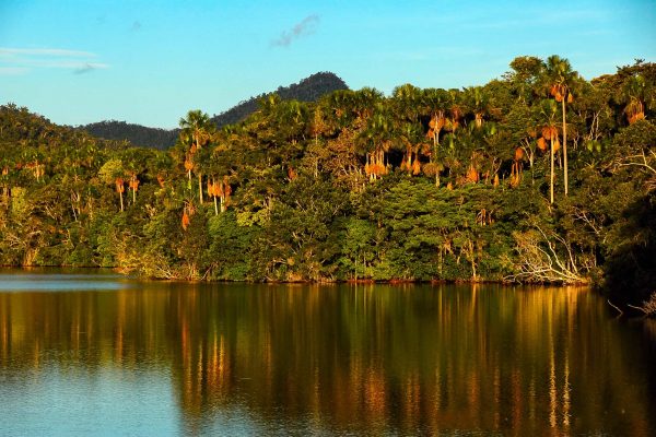 A Laguna del Mundo Perdido no projecto da Cordillera Azul. Foto © Álvaro del Campo.